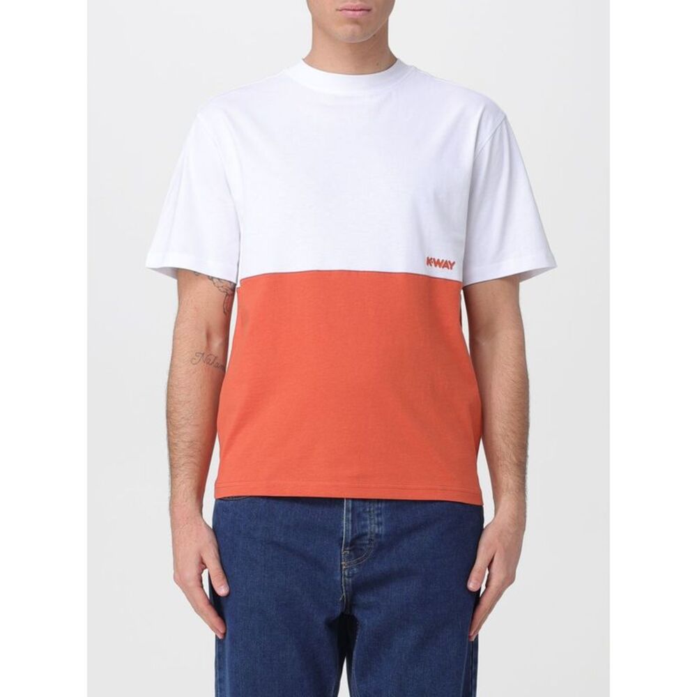 K-Way Men K-Way Bicolor Cotton T-Shirt